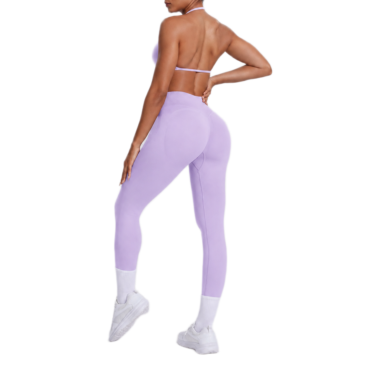 Ensemble Brassière Dos Nu & Legging Taille Haute