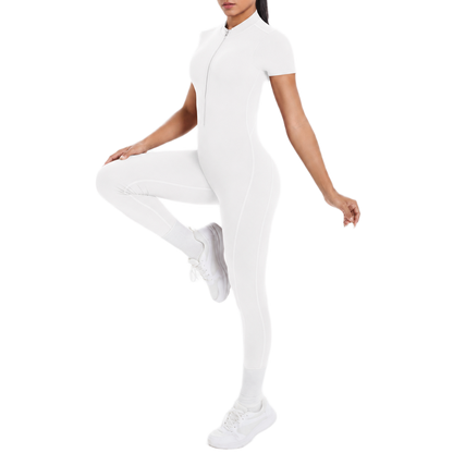 Combinaison Longue de Sport - Zip & Dos Nu