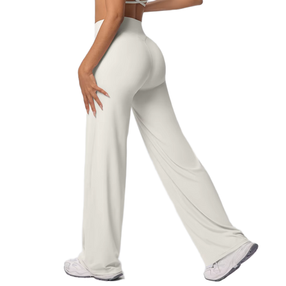 Pantalon Flare Taille Haute - Silhouette Allongée