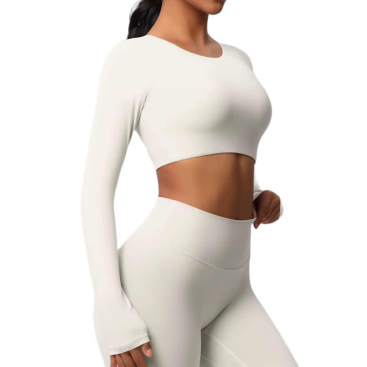 Crop Top Manches Longues - Confort & Seamless