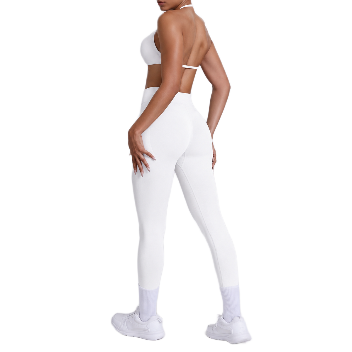 Ensemble Brassière Dos Nu & Legging Taille Haute