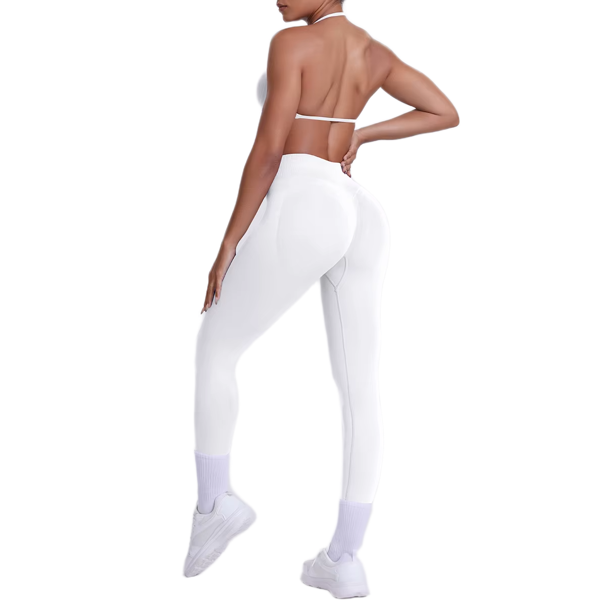 Ensemble Brassière Dos Nu & Legging Taille Haute