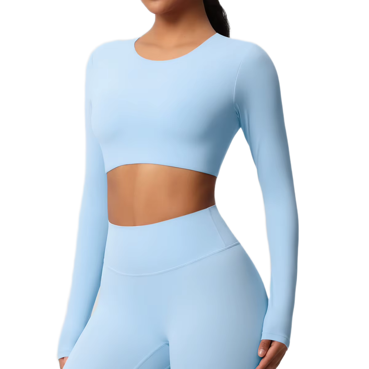 Crop Top Manches Longues - Confort & Seamless
