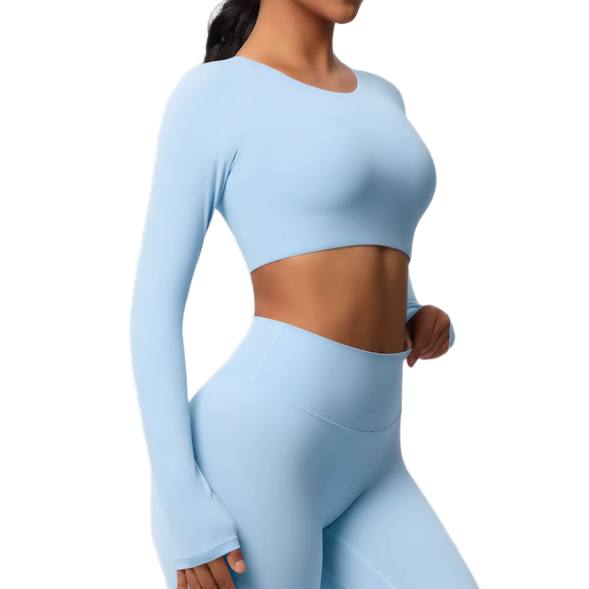 Crop Top Manches Longues - Confort & Seamless