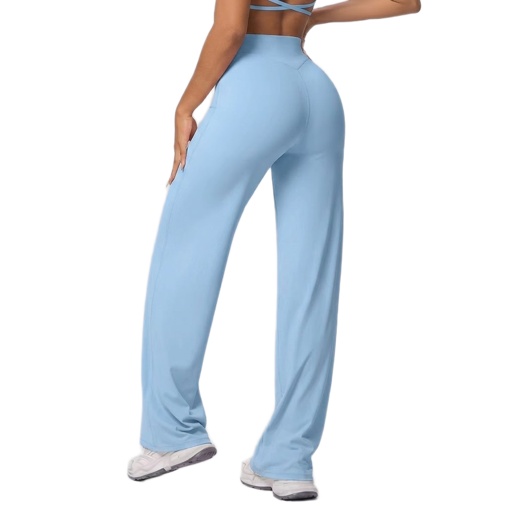 Pantalon Flare Taille Haute - Silhouette Allongée