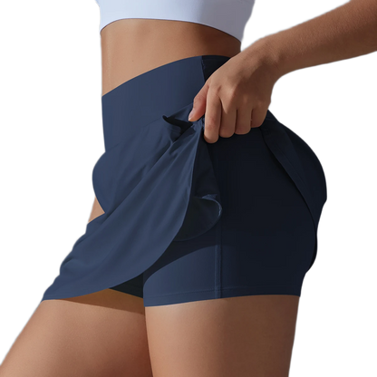 Short-Jupe de Sport Taille Haute – Confort & Élégance