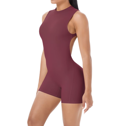 Combinaison Courte de Fitness - Maintien et Style