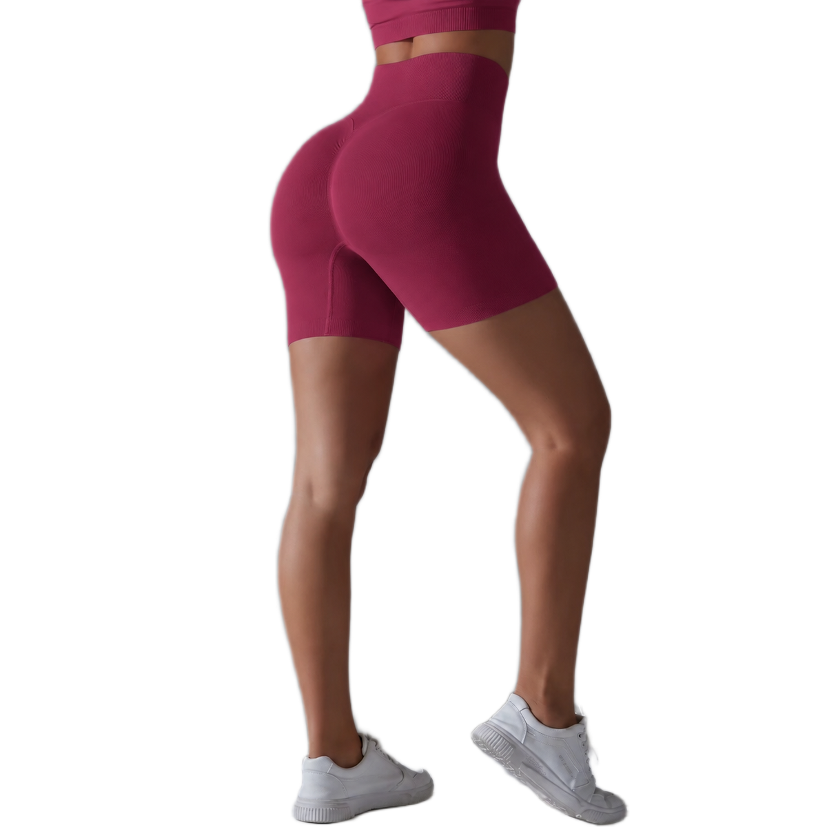 Cycliste de Sport - Taille Haute & Effet Push-Up