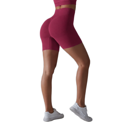 Cycliste de Sport - Taille Haute & Effet Push-Up