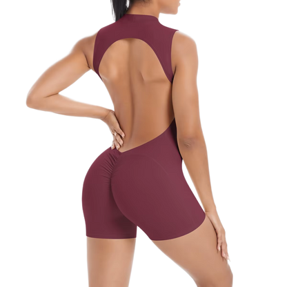 Combinaison Courte de Fitness - Maintien et Style
