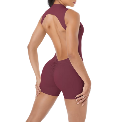 Combinaison Courte de Fitness - Maintien et Style