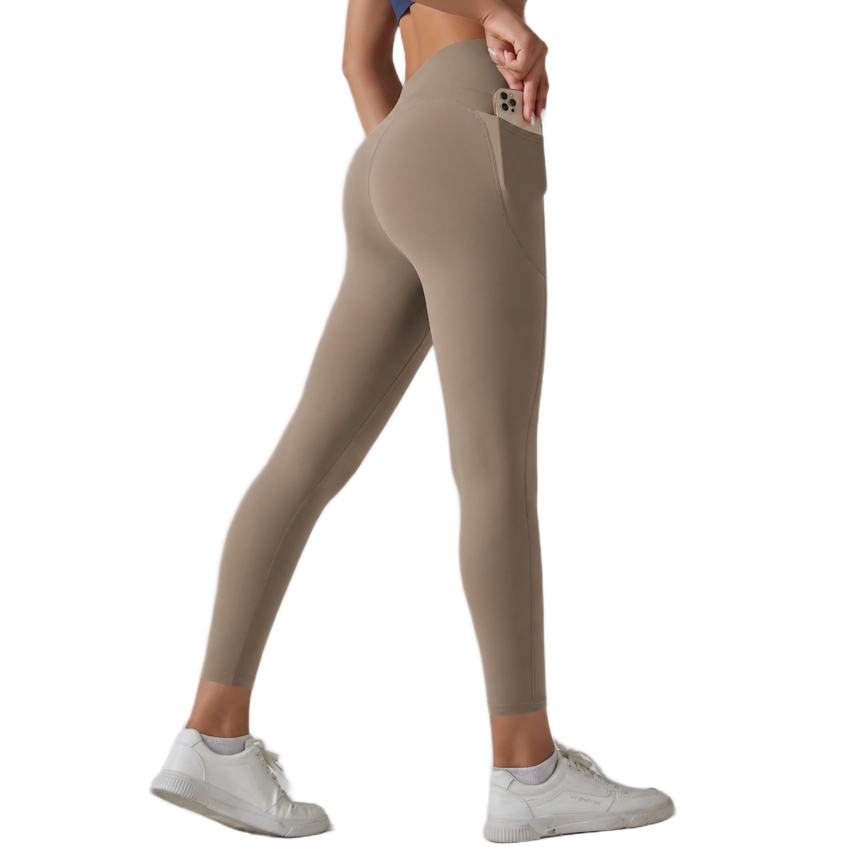 Legging Taille Haute avec Poches - Effet Seconde Peau