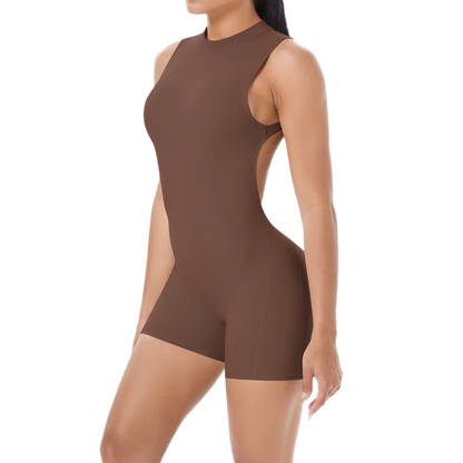Combinaison Courte de Fitness - Maintien et Style