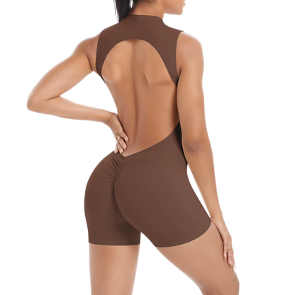 Combinaison Courte de Fitness - Maintien et Style