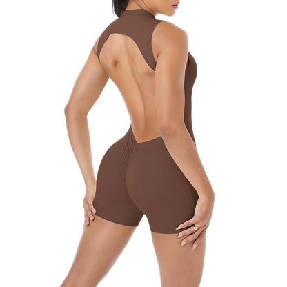 Combinaison Courte de Fitness - Maintien et Style