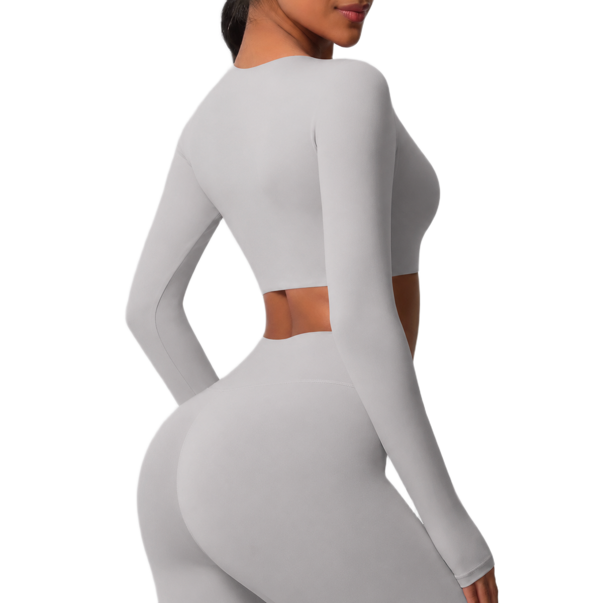 Crop Top Manches Longues - Confort & Seamless