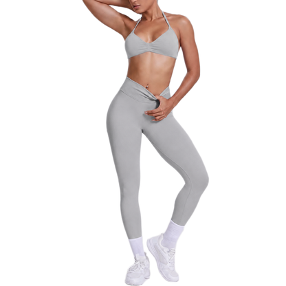 Ensemble Brassière Dos Nu & Legging Taille Haute