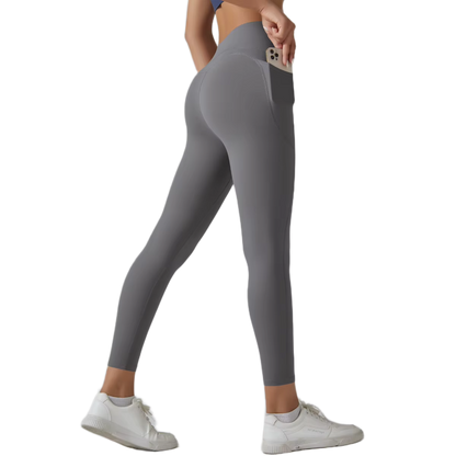 Legging Taille Haute avec Poches - Effet Seconde Peau