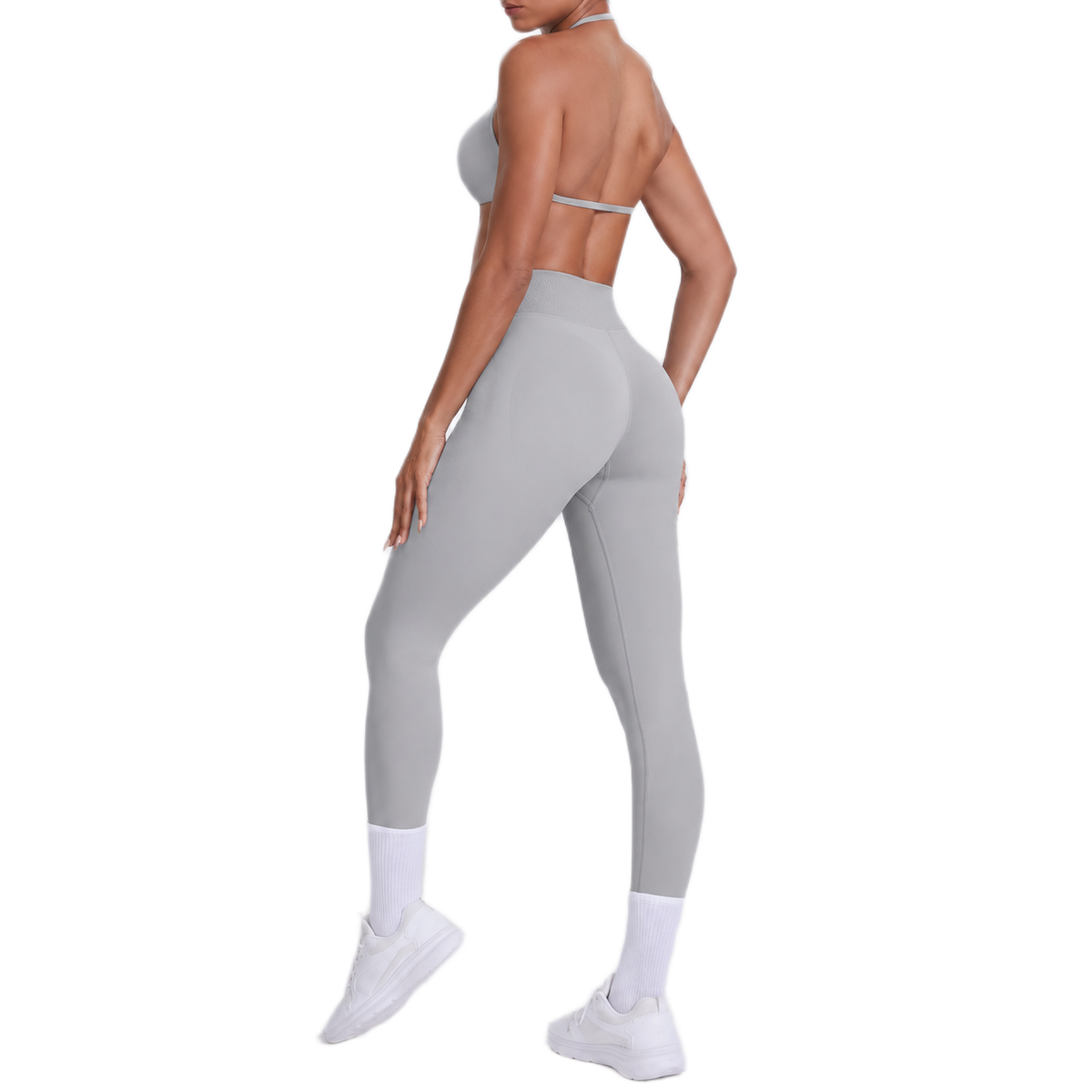 Ensemble Brassière Dos Nu & Legging Taille Haute