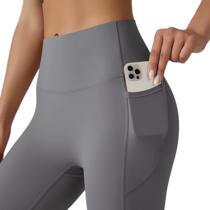 Legging Taille Haute avec Poches - Effet Seconde Peau