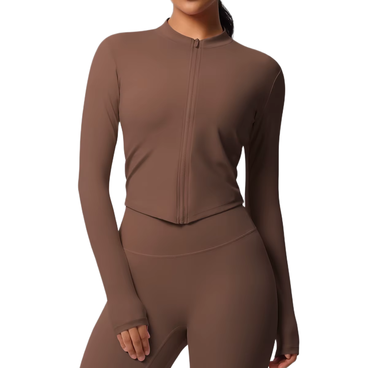 Veste de Sport Zippée - Silhouette Ajustée