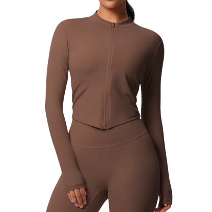 Veste de Sport Zippée - Silhouette Ajustée