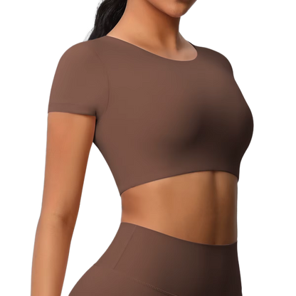 T-Shirt de Sport Crop - Performance