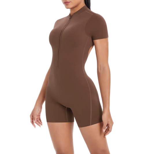 Combinaison de Sport - Zip Avant & Effet Push-Up