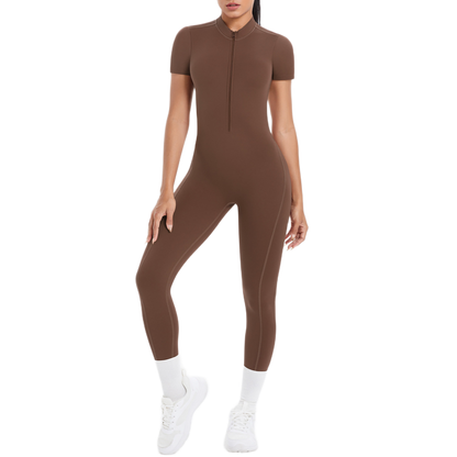 Combinaison Longue de Sport - Zip & Dos Nu