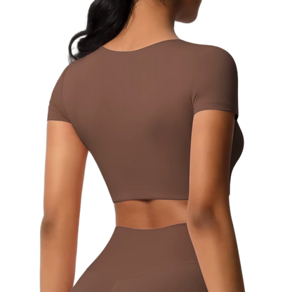 T-Shirt de Sport Crop - Performance