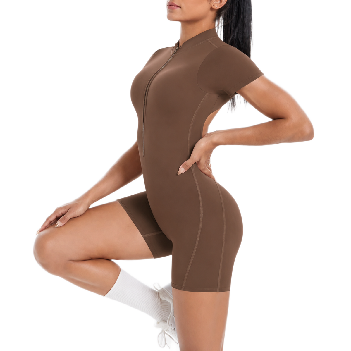 Combinaison de Sport - Zip Avant & Effet Push-Up