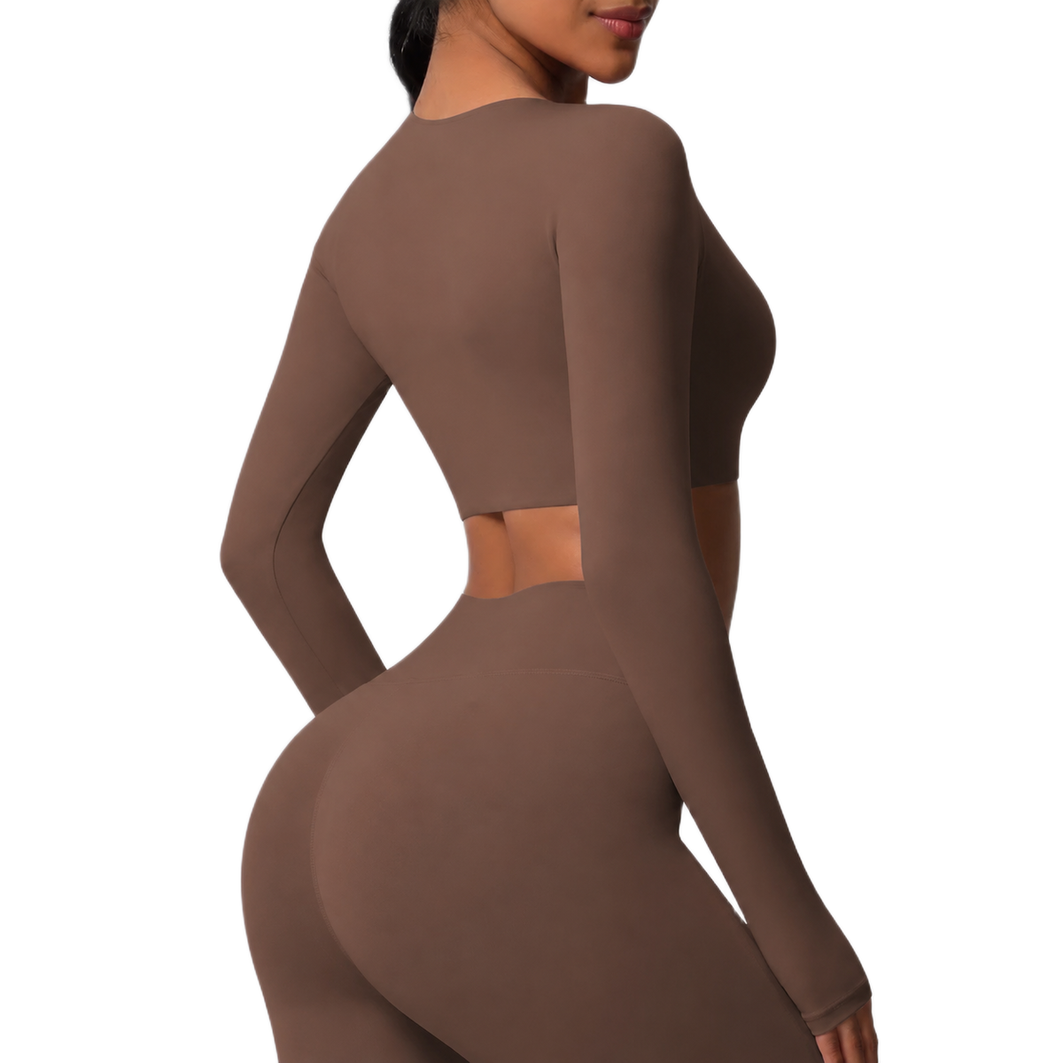 Crop Top Manches Longues - Confort & Seamless