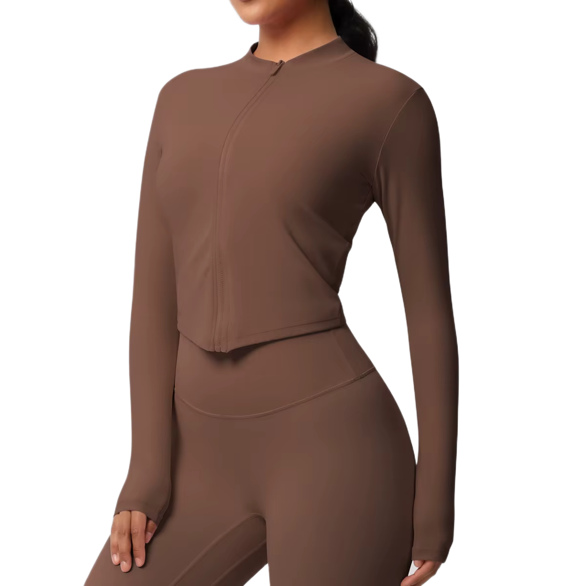 Veste de Sport Zippée - Silhouette Ajustée