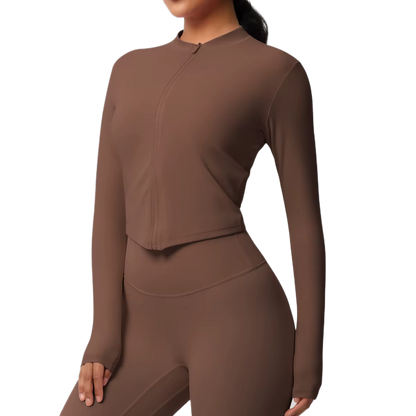 Veste de Sport Zippée - Silhouette Ajustée