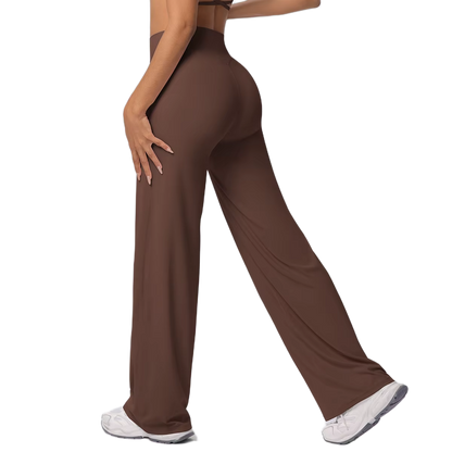 Pantalon Flare Taille Haute - Silhouette Allongée