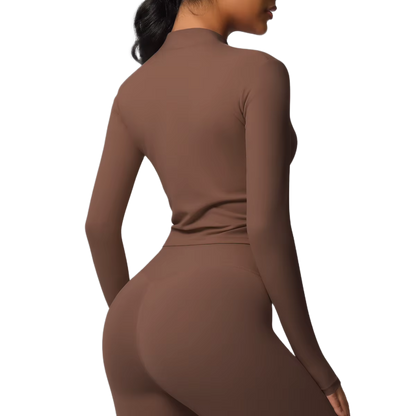Veste de Sport Zippée - Silhouette Ajustée