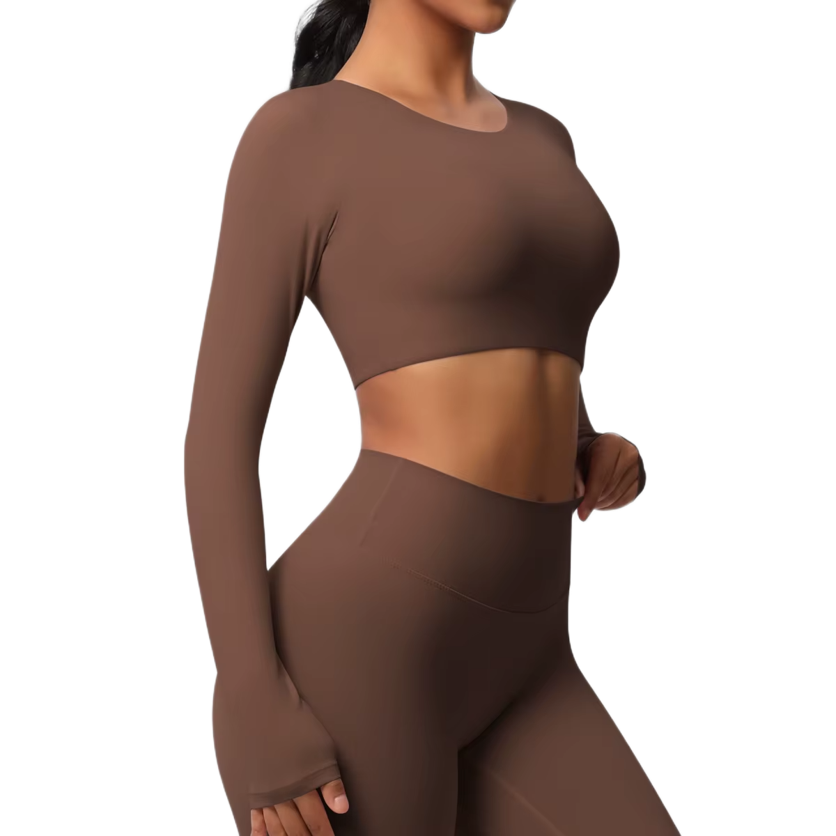 Crop Top Manches Longues - Confort & Seamless