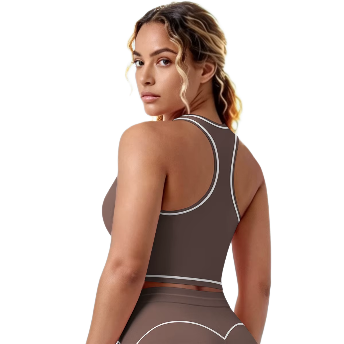Brassière de Sport Liserés - Maintien Optimal