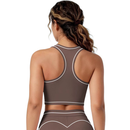 Brassière de Sport Liserés - Maintien Optimal