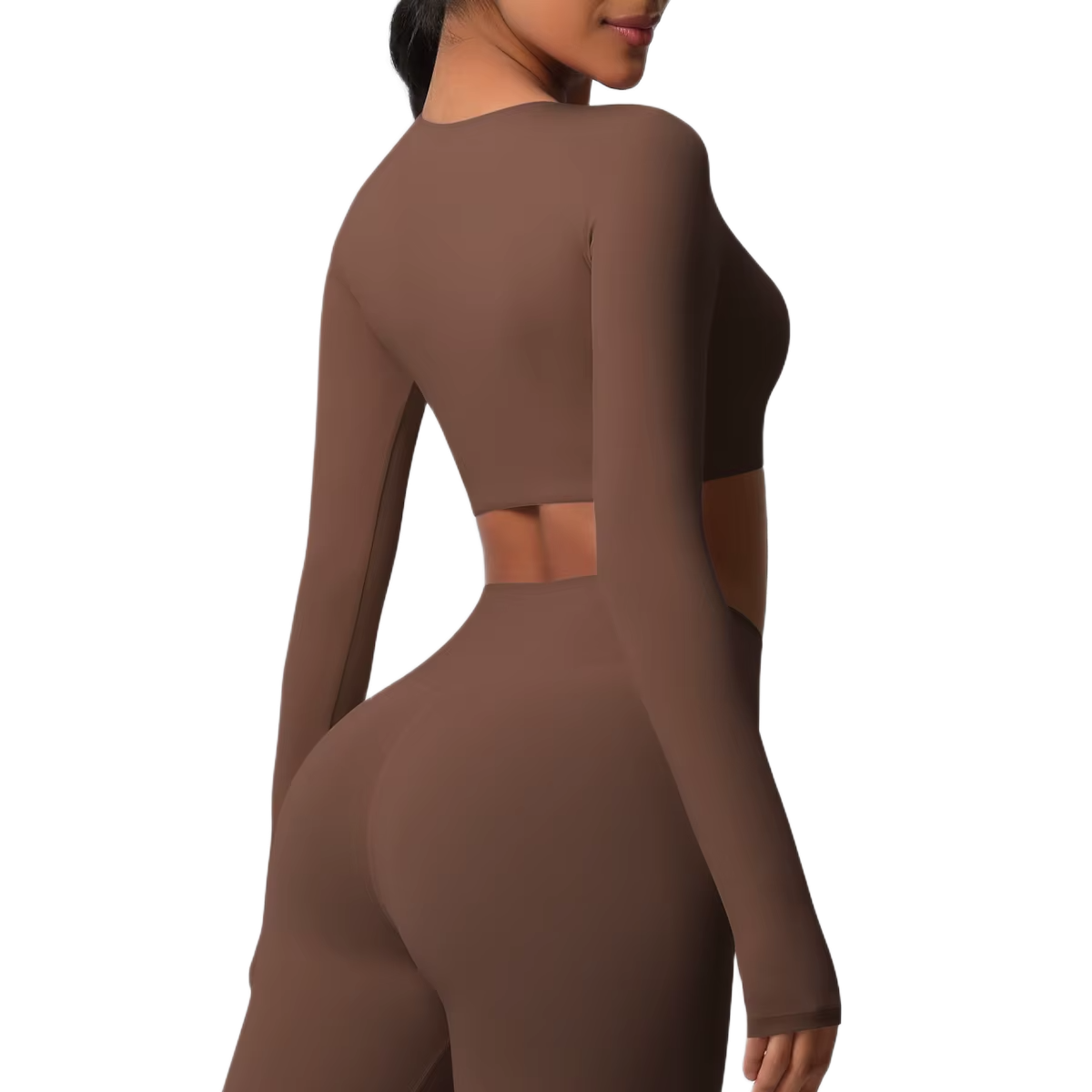 Crop Top Manches Longues - Confort & Seamless