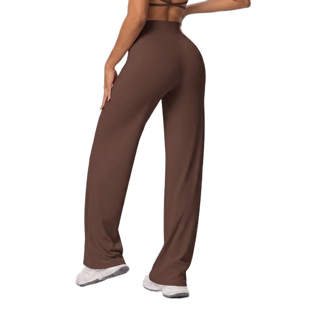 Pantalon Flare Taille Haute - Silhouette Allongée