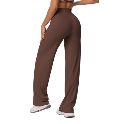 Pantalon Flare Taille Haute - Silhouette Allongée