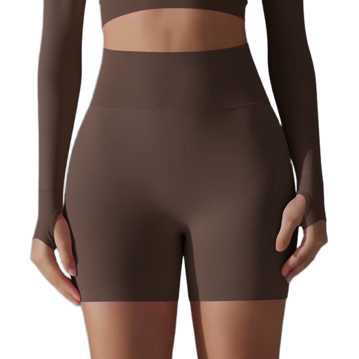 Cycliste de Sport - Taille Haute & Effet Push-Up