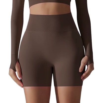 Cycliste de Sport - Taille Haute & Effet Push-Up