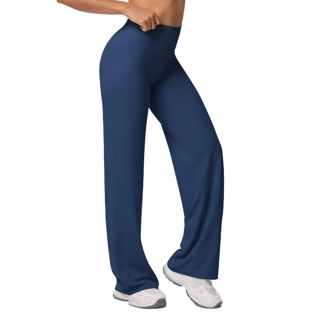 Pantalon Flare Taille Haute - Silhouette Allongée