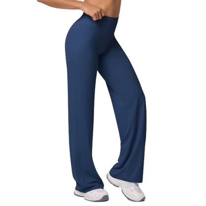 Pantalon Flare Taille Haute - Silhouette Allongée