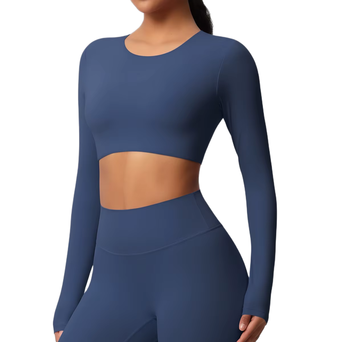 Crop Top Manches Longues - Confort & Seamless