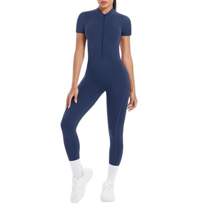 Combinaison Longue de Sport - Zip & Dos Nu