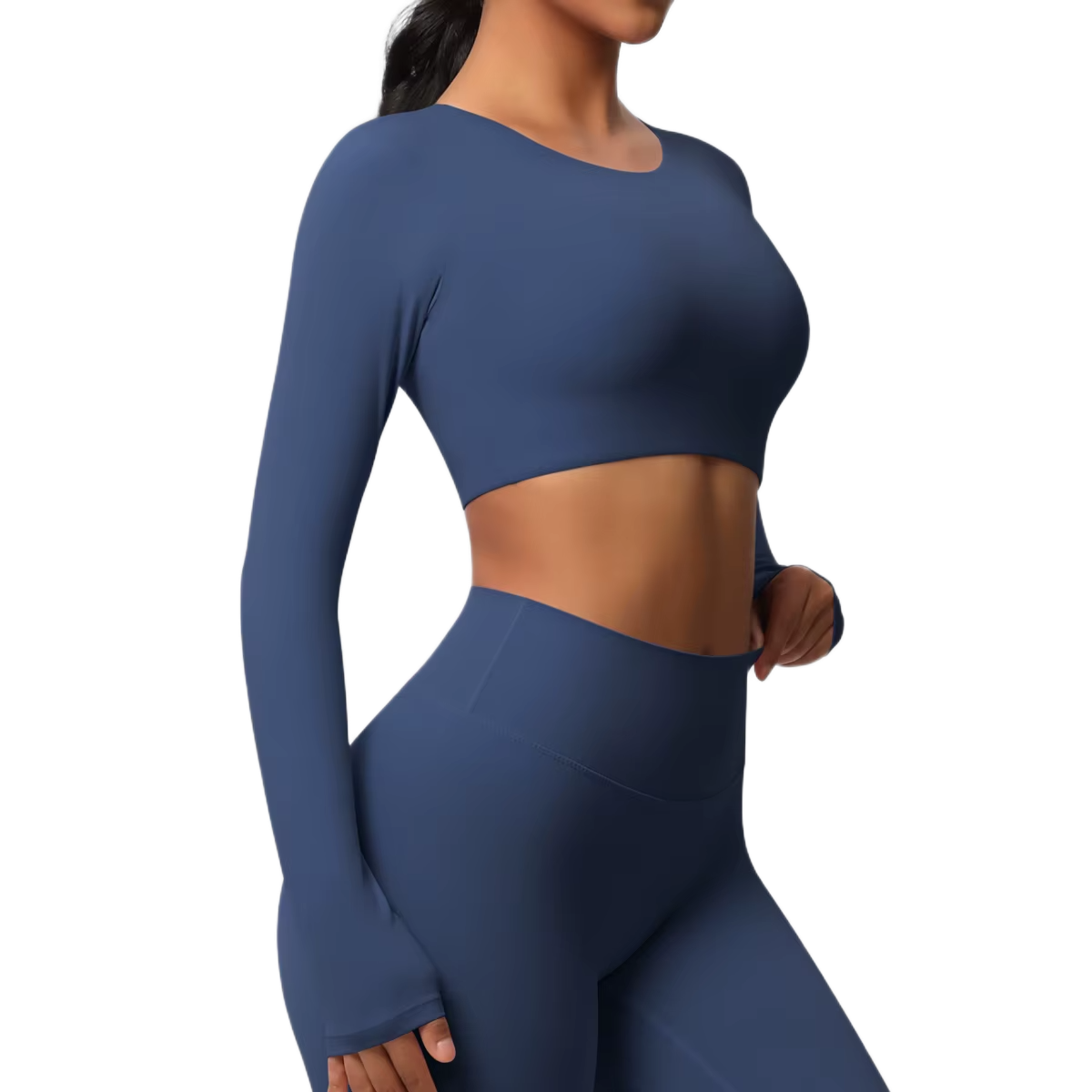 Crop Top Manches Longues - Confort & Seamless