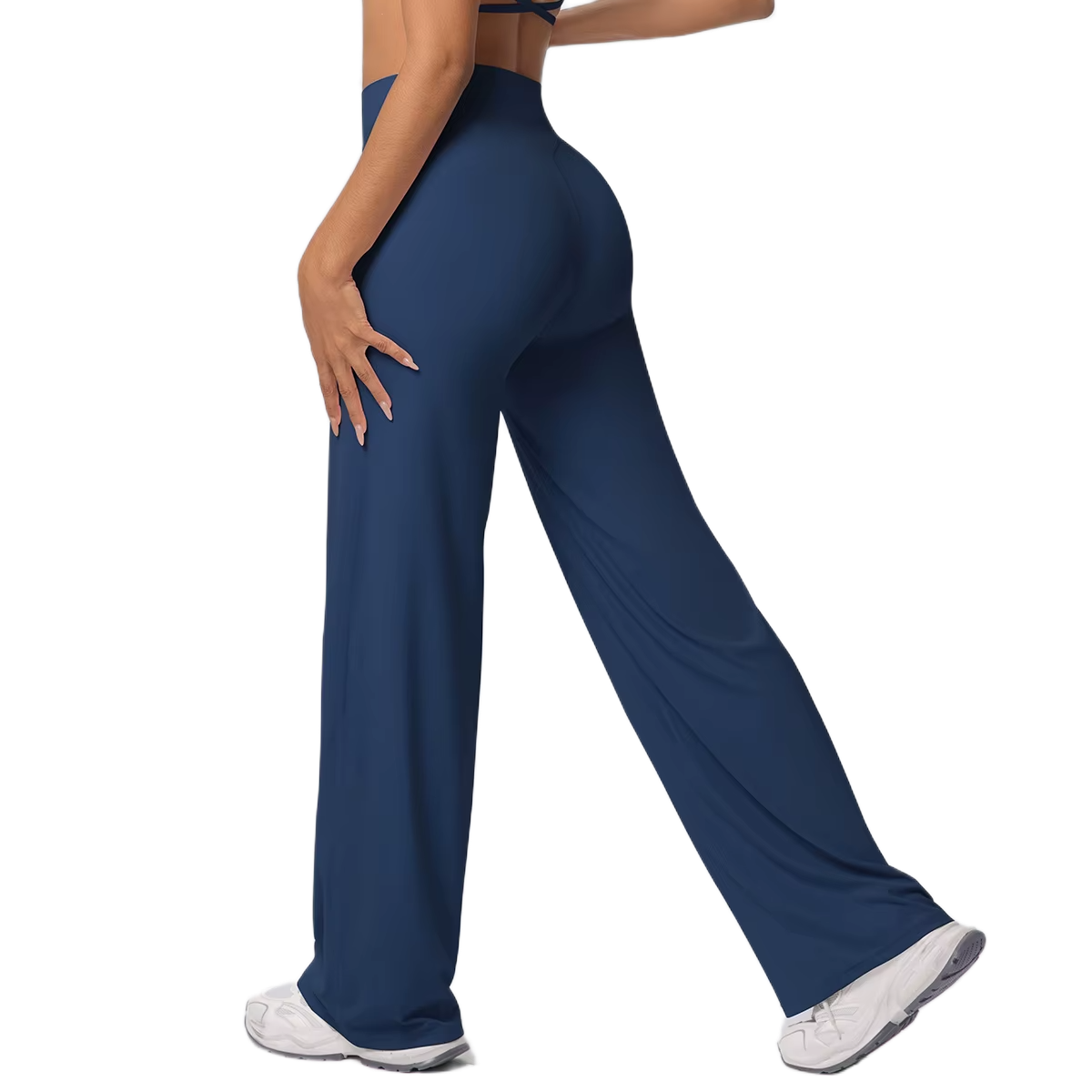 Pantalon Flare Taille Haute - Silhouette Allongée